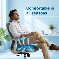 DeoDap Cushion Seat Flex Pillow, Orthopedic Seat Cushion Pad (Egg - key feature close-up