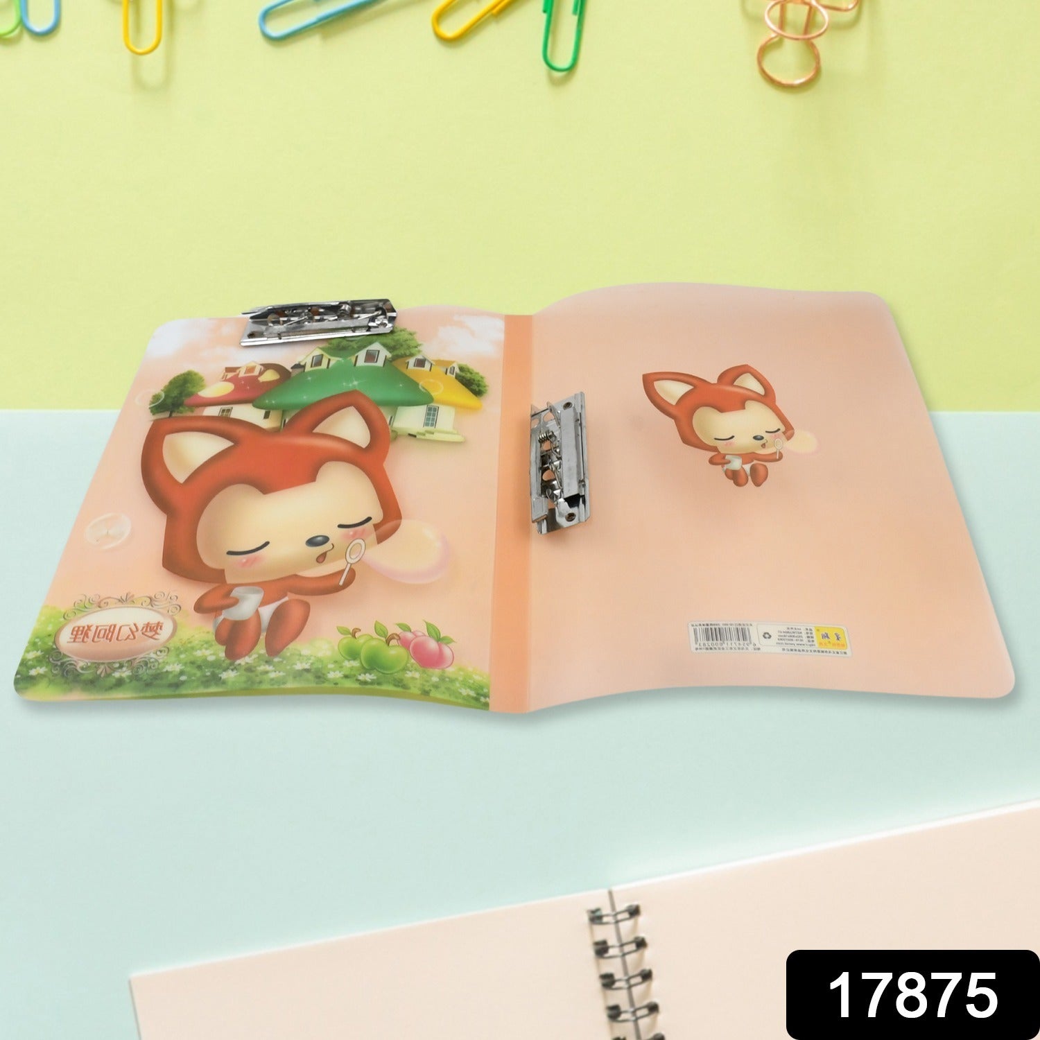 2 In 1 Plastic Clipboard Writing Pad, Exam Board & Clip File for Kids / Students, Exam Pad, Plastic Clip Boards & Clip File, great for taking notes, supporting and signing documents. (232 Ã— 305 Ã— 18 mm)