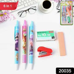 6-in-1 Stationery Set â€“ 1 Set for School, Office