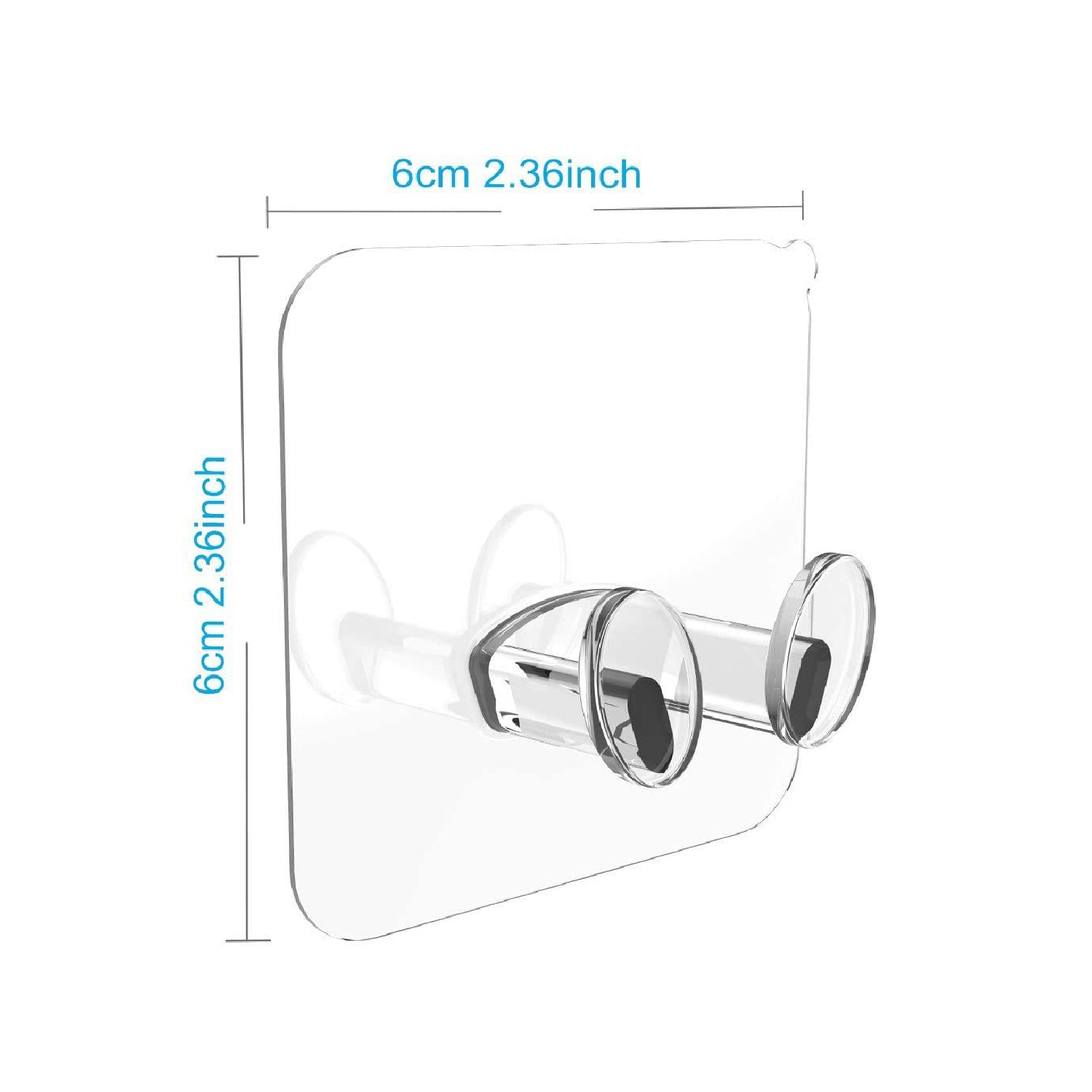 Multi-use wall hooks installed in bathroom for towels