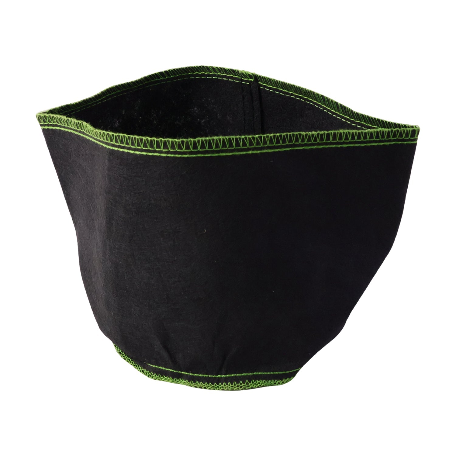 Fabric storage box next to plant