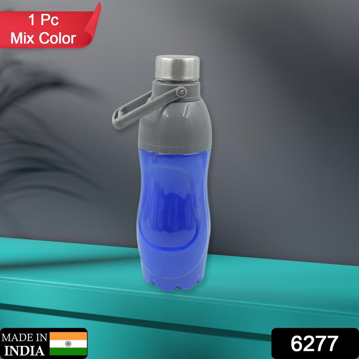 Leakproof BPA-free plastic sports bottle, 1.8L, mix color, insulated design