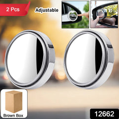 Car Blind Spot Mirror attached to side mirror