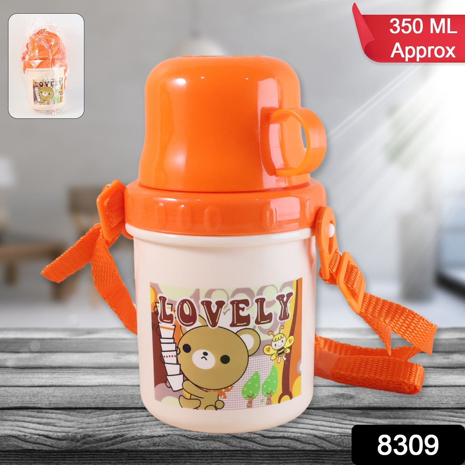 Kids drinking cup with secure lid and handle