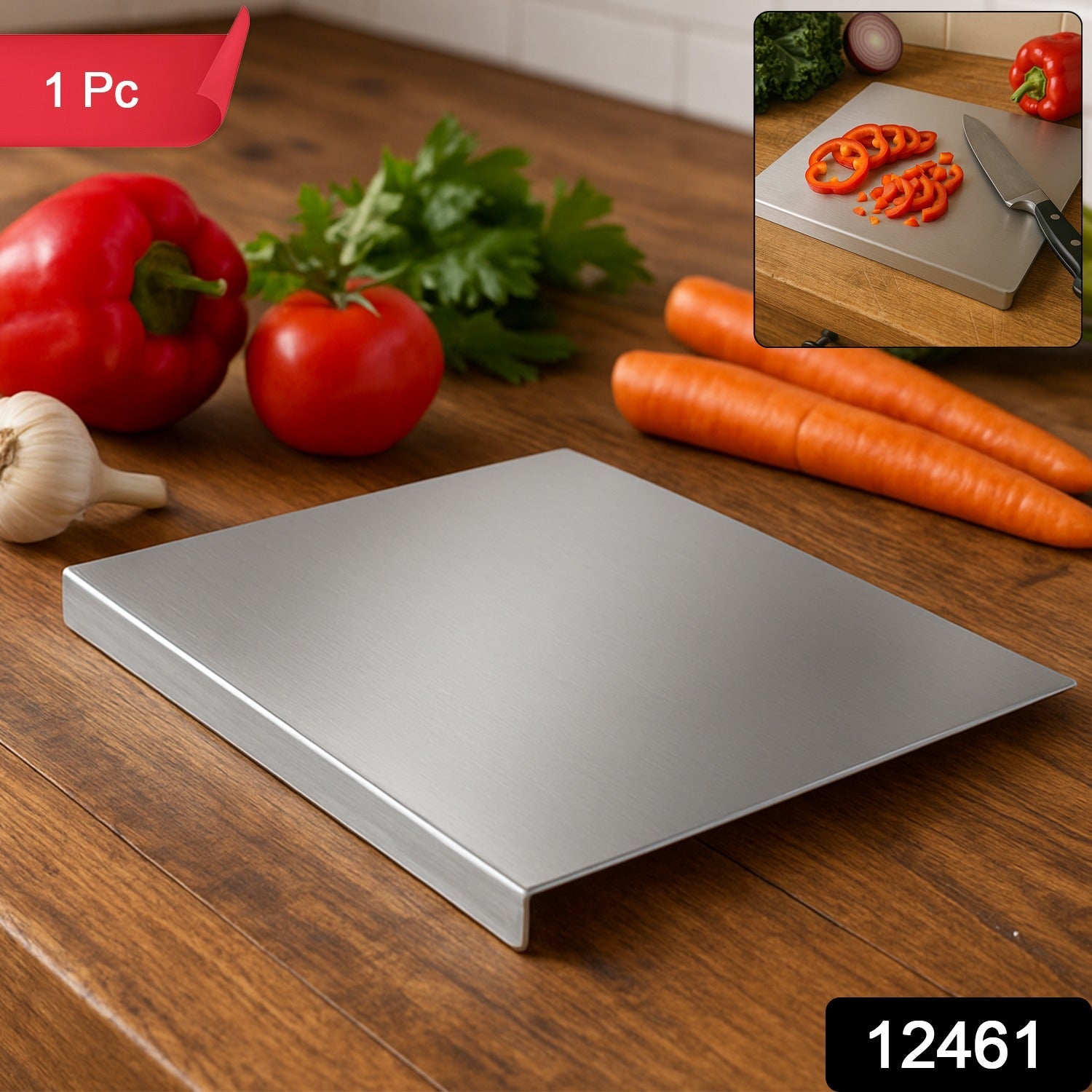 Modern Stainless Steel Kitchen Cutting Board