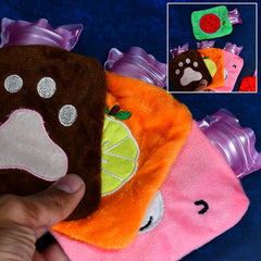 Small hot water compress bag for localized relief