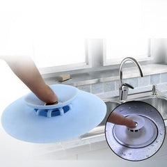 Close-up of multicolor silicone sink cover