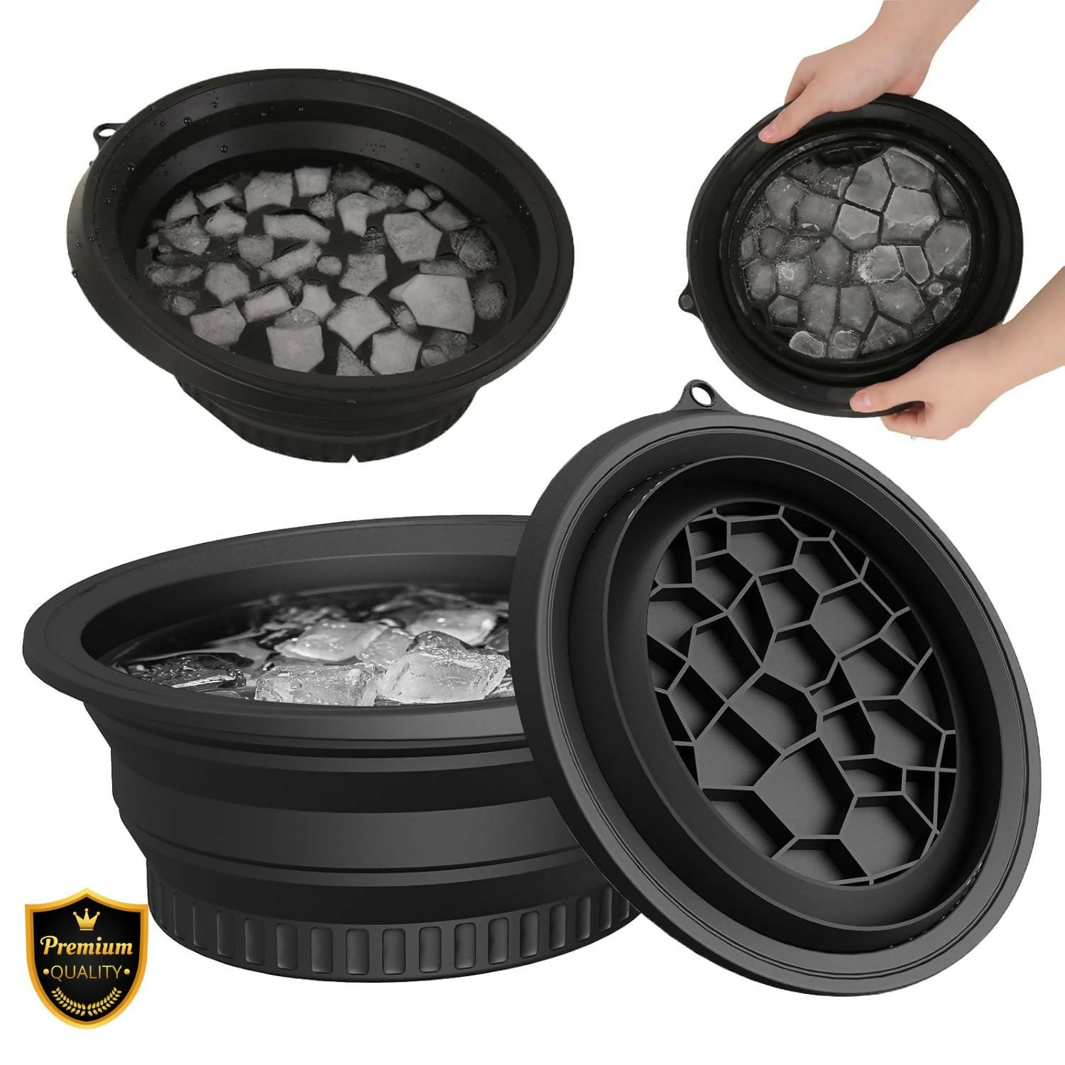 DeoDap Silicone Face Ice Bowl main product image