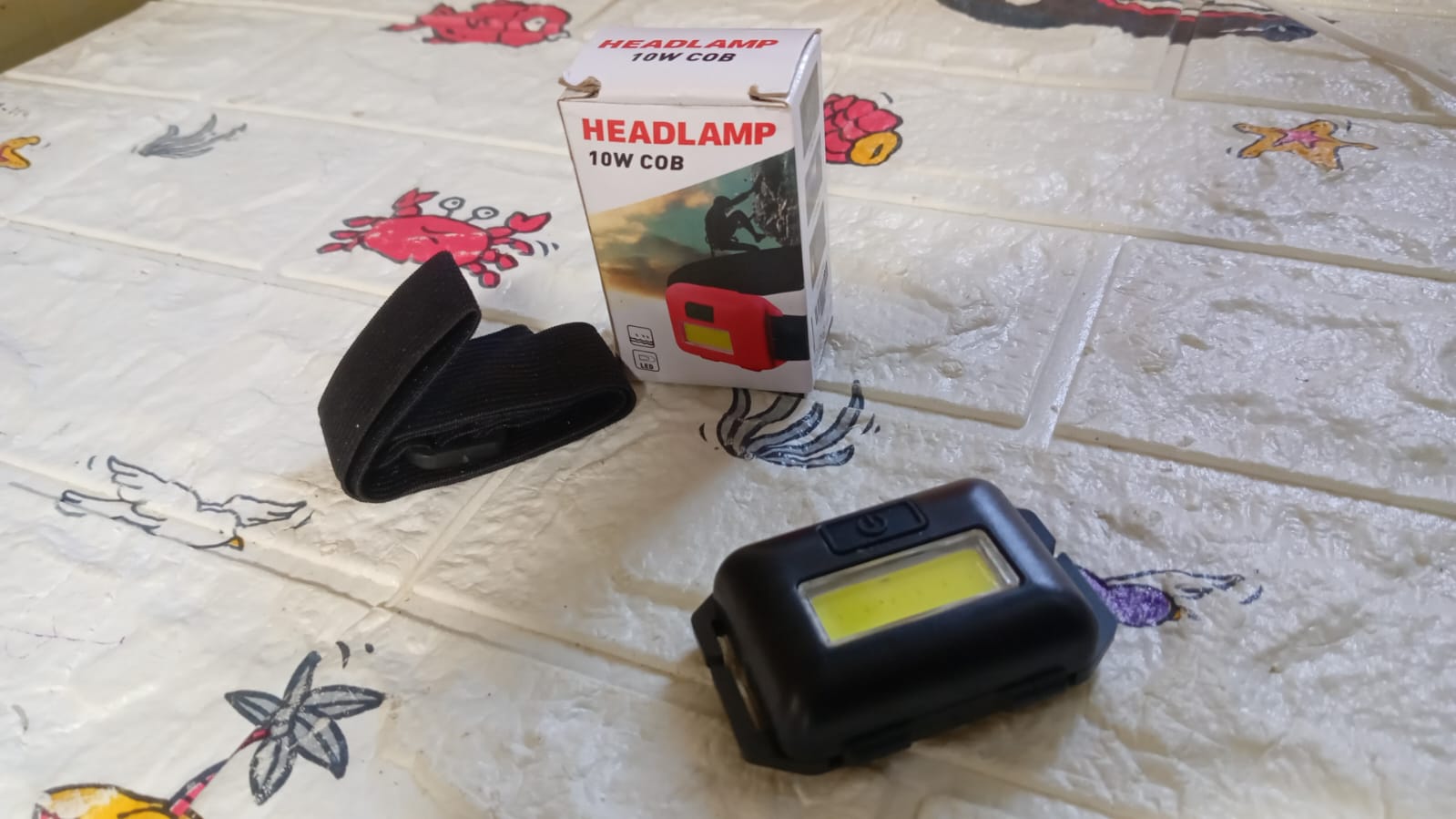 10W COB Waterproof Headlamp â€“ Portable Lantern for Camping, Hiking, Cycling & Hunting (1 Pc)