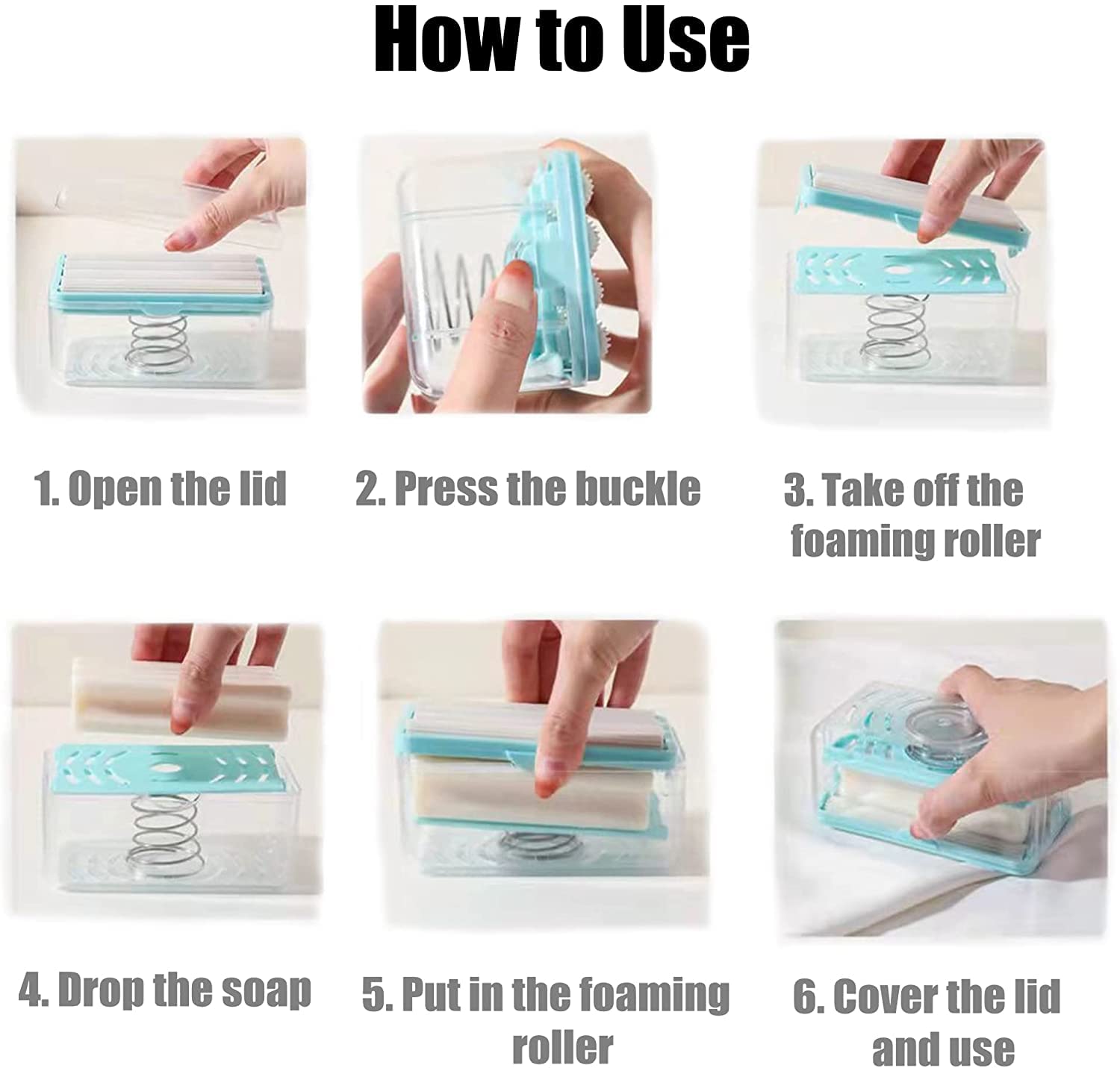Dual use soap holder with drainage design