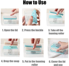 Dual use soap holder with drainage design