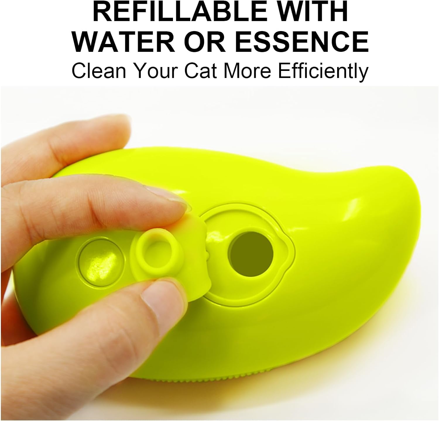 3-in-1 Cat Steamy Brush â€“ Self-Cleaning Pet Grooming & Hair Removal Comb