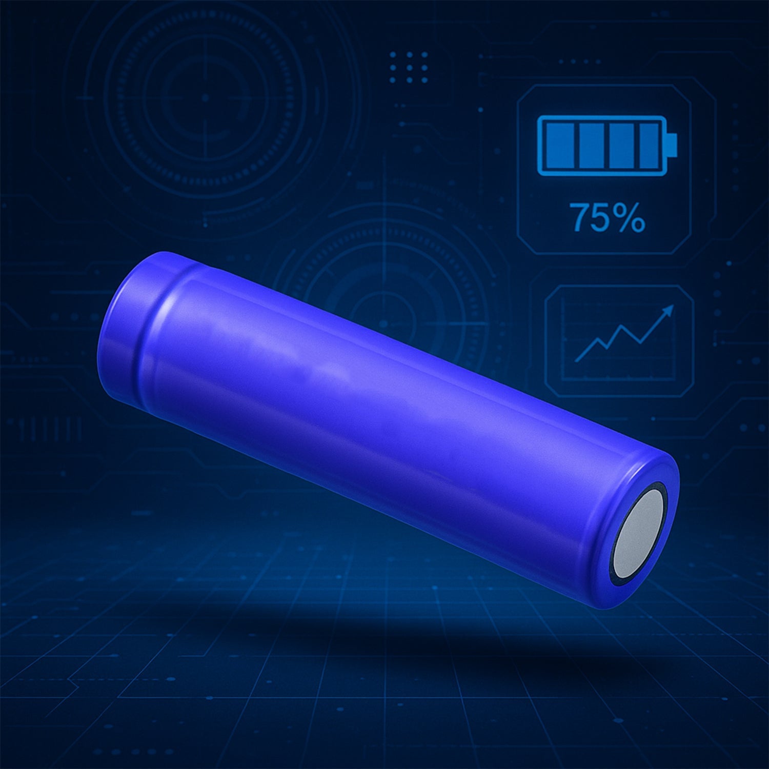 3.7V 1200mAh lithium rechargeable battery with flat top