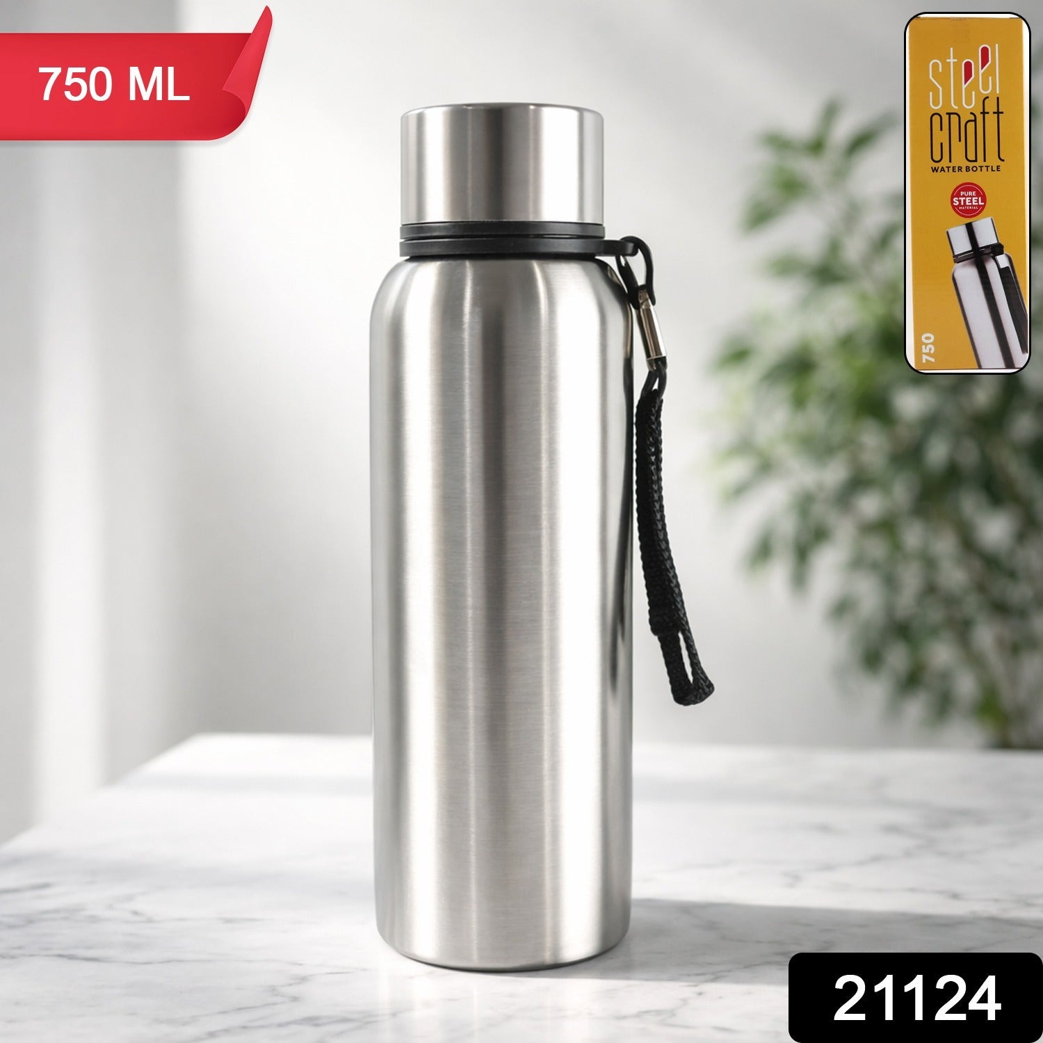 Stainless Steel Vacuum-Insulated Drink Water Bottle (750 ML)