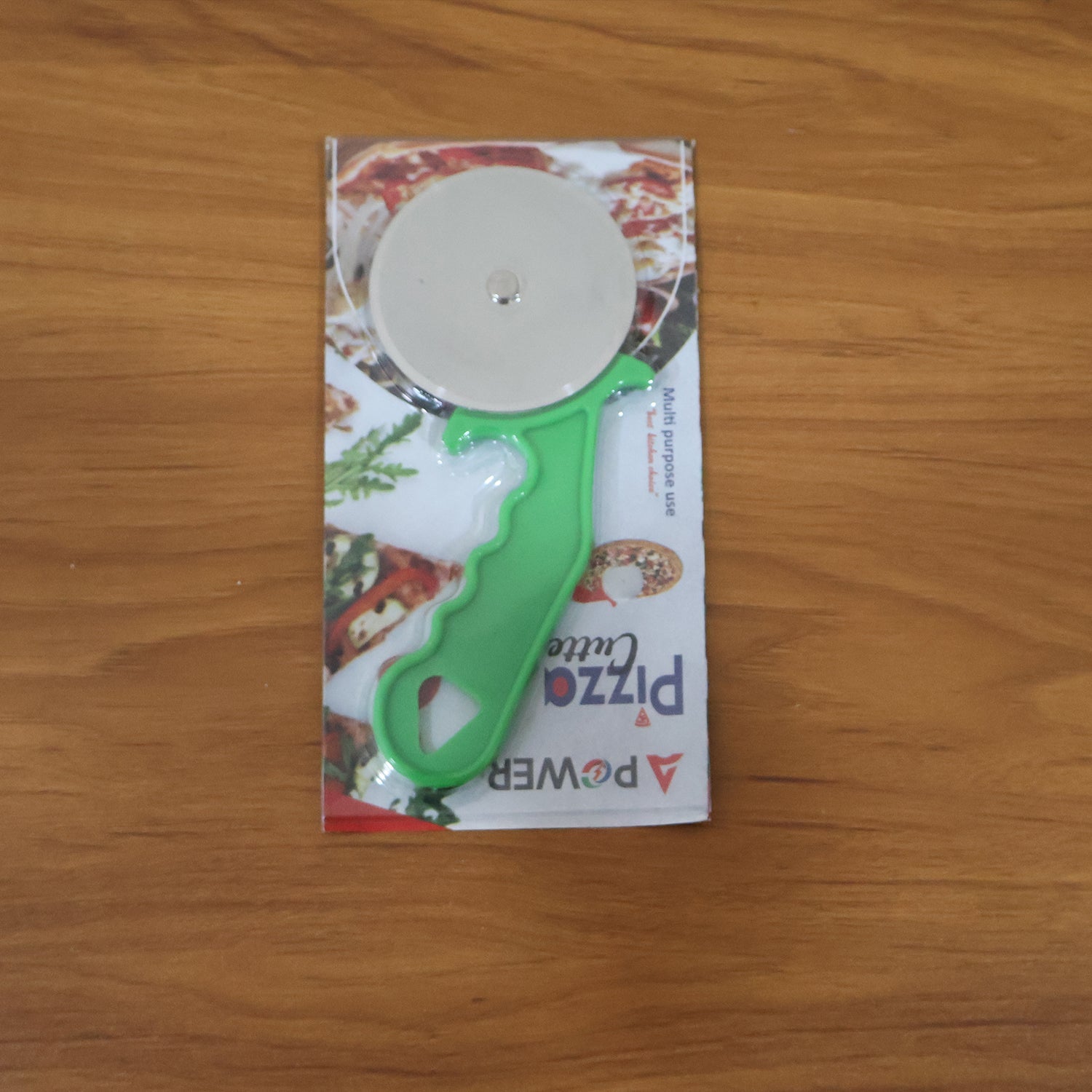 Quickslice pizza cutter displayed with pastries & sandwiches