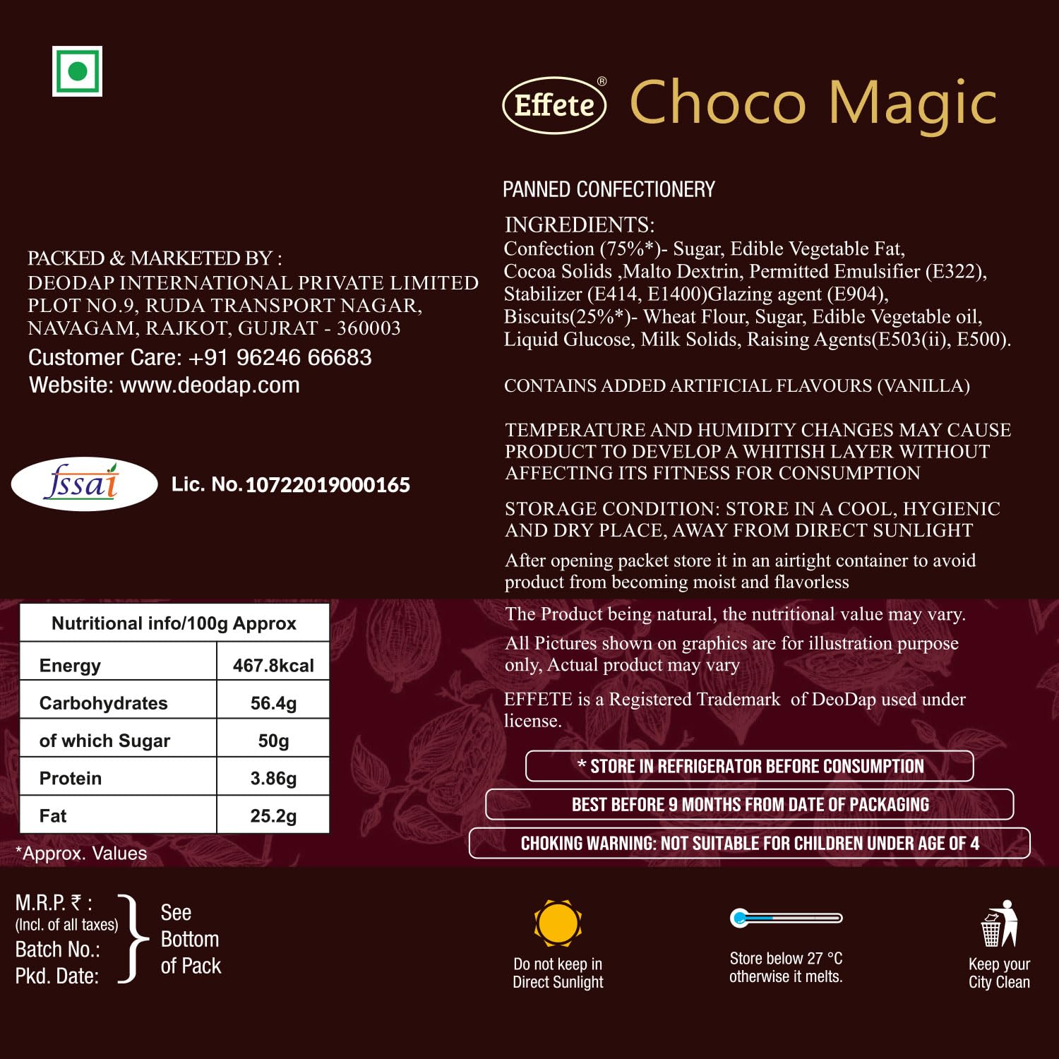 (K2_324+325_EM32) Rakhi Combo with Chocolate Magic 32gm, Rakhi & Chocolate for brother, Fancy Rakhis for men stylish, rakhi with gift, Rakhi Combo, Set of 2, Chocolate