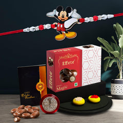 (K1_873_Em32) Rakhi With Chocolate Magic 32Gm, Pooja Coin & Greeting Card, Kids Rakhi With Gift, Rakhi With Gift For Kids, Rakhi With Chocolate, Rakhi For Kids Boy, Rakhi Set Of 1