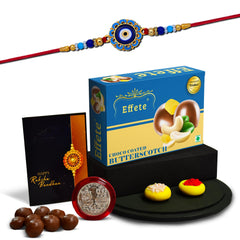 (K1_275_BS32) Rakhi Combo with Chocolate Butter Scotch 32gm, Rakhi & Chocolate for brother, Rakhi with chocolate, rakhi with gift, Rakhi Combo, Set of 1 Rakhi, Chocolate