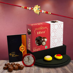 (K1_15_EM32) Rakhi Combo with Chocolate Magic 32gm, Rakhi & Chocolate for brother, Rakhi with chocolate, rakhi with gift, Rakhi Combo, Set of 1 Rakhi, Chocolate
