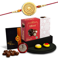 (K1_402_EM32) Rakhi Combo with Chocolate Magic 32gm, Rakhi & Chocolate for brother, Rakhi with chocolate, rakhi with gift, Rakhi Combo, Set of 1 Rakhi, Chocolate
