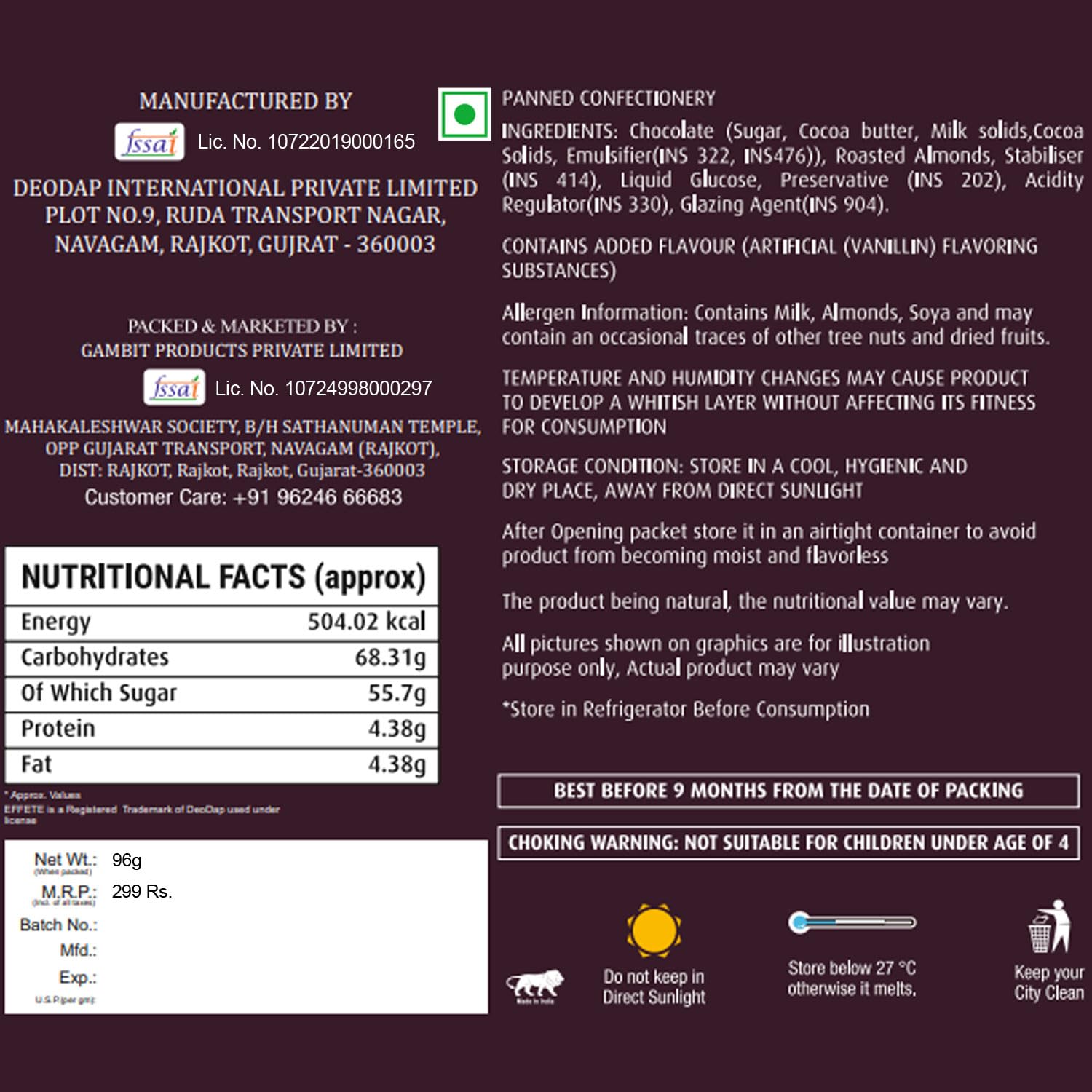 (K3_551+552+553_BS) Rakhi Combo with Chocolate Butter Scotch 96gm | stylish rakhi for brother | Rakhi & Chocolate for brother | rakhi brother | rakhi with gift | handmade rakhi | Set of 3