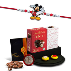 (K1_873_Em32) Rakhi With Chocolate Magic 32Gm, Pooja Coin & Greeting Card, Kids Rakhi With Gift, Rakhi With Gift For Kids, Rakhi With Chocolate, Rakhi For Kids Boy, Rakhi Set Of 1