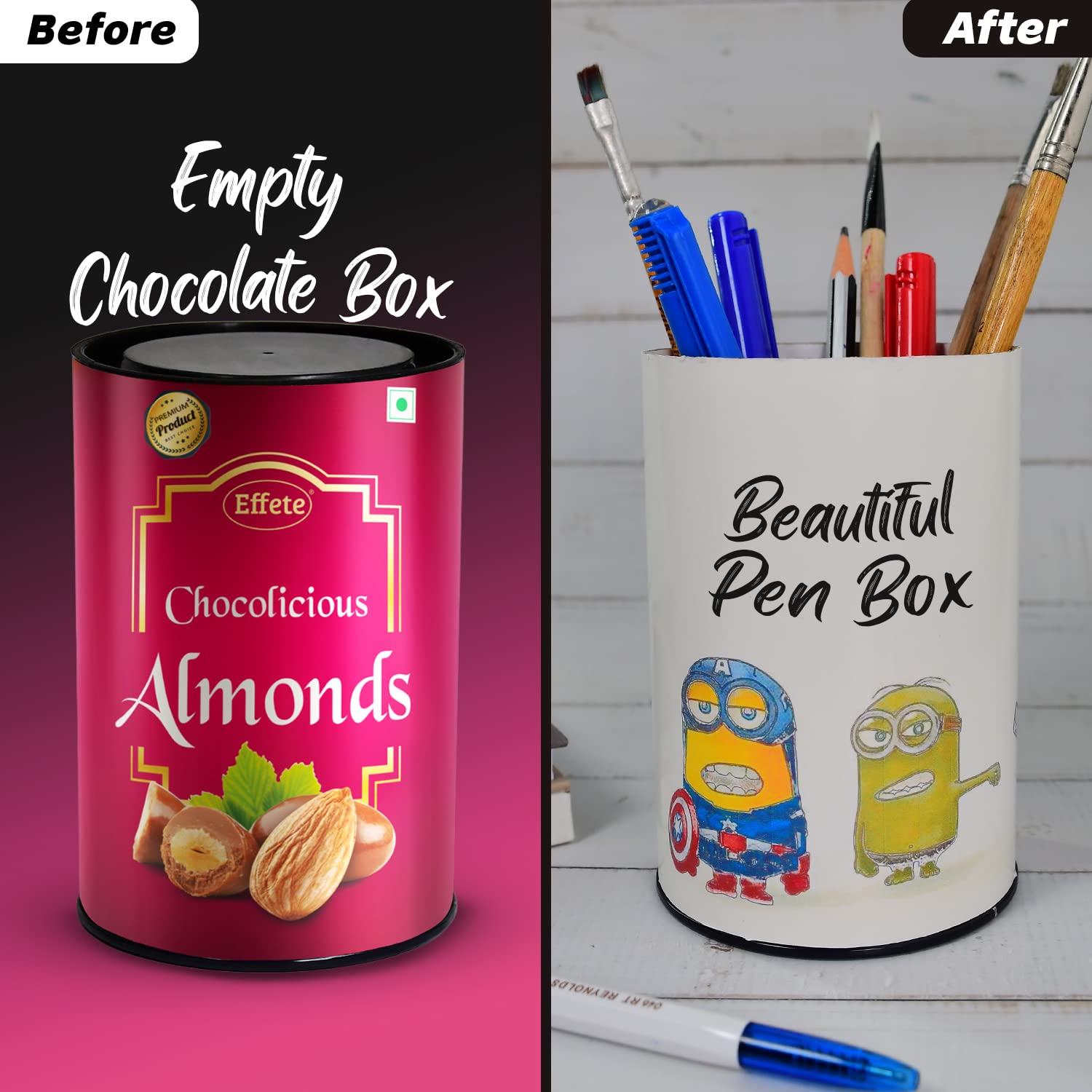 (K2_556+557_CA) Rakhi Combo with Chocolate Almonds 96gm, stylish rakhi for brother, Rakhi & Chocolate for brother, rakhi brother, rakhi with gift, handmade rakhi, Set of 2 Rakhi