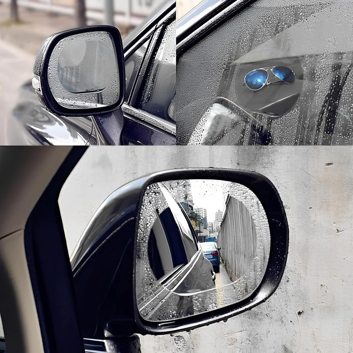 DeoDap Anti-Fog Anti-Scratch Rearview Mirror Film HD - main product shot