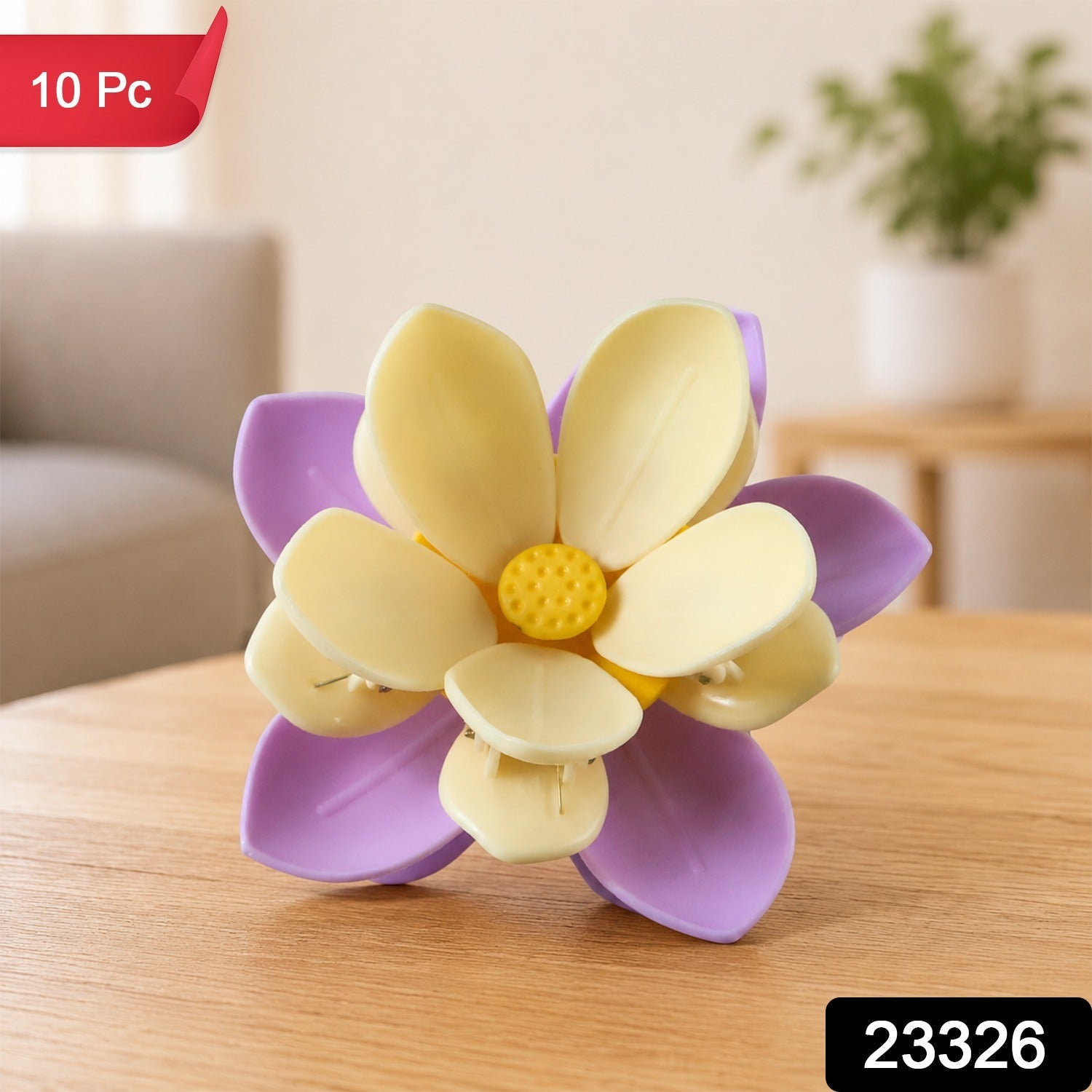 Multipurpose Bag Sealing Clips - 10-Piece Flower Design Set