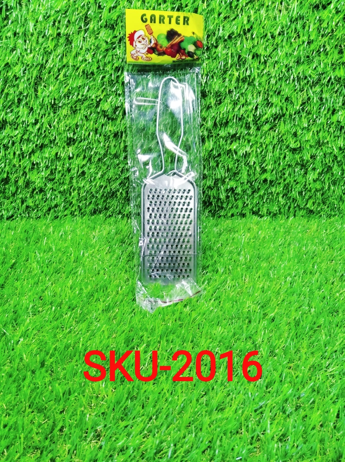 Steel grater grip handle