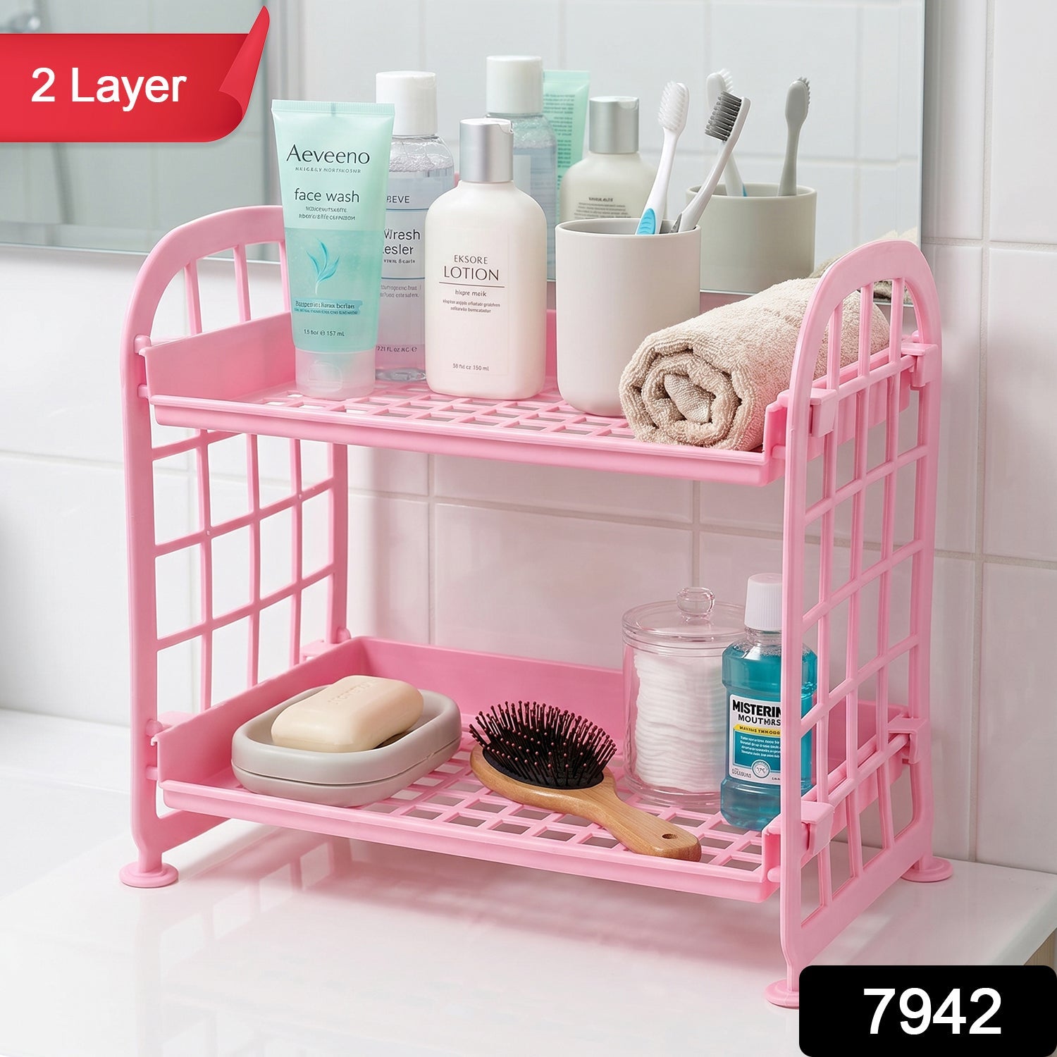 Plastic storage rack packaging
