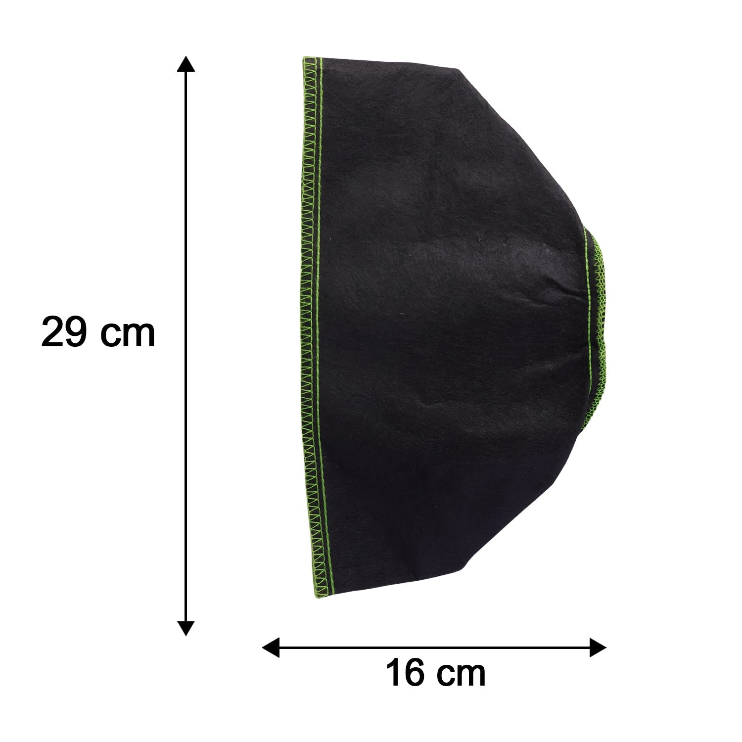 Small foldable fabric storage box front view