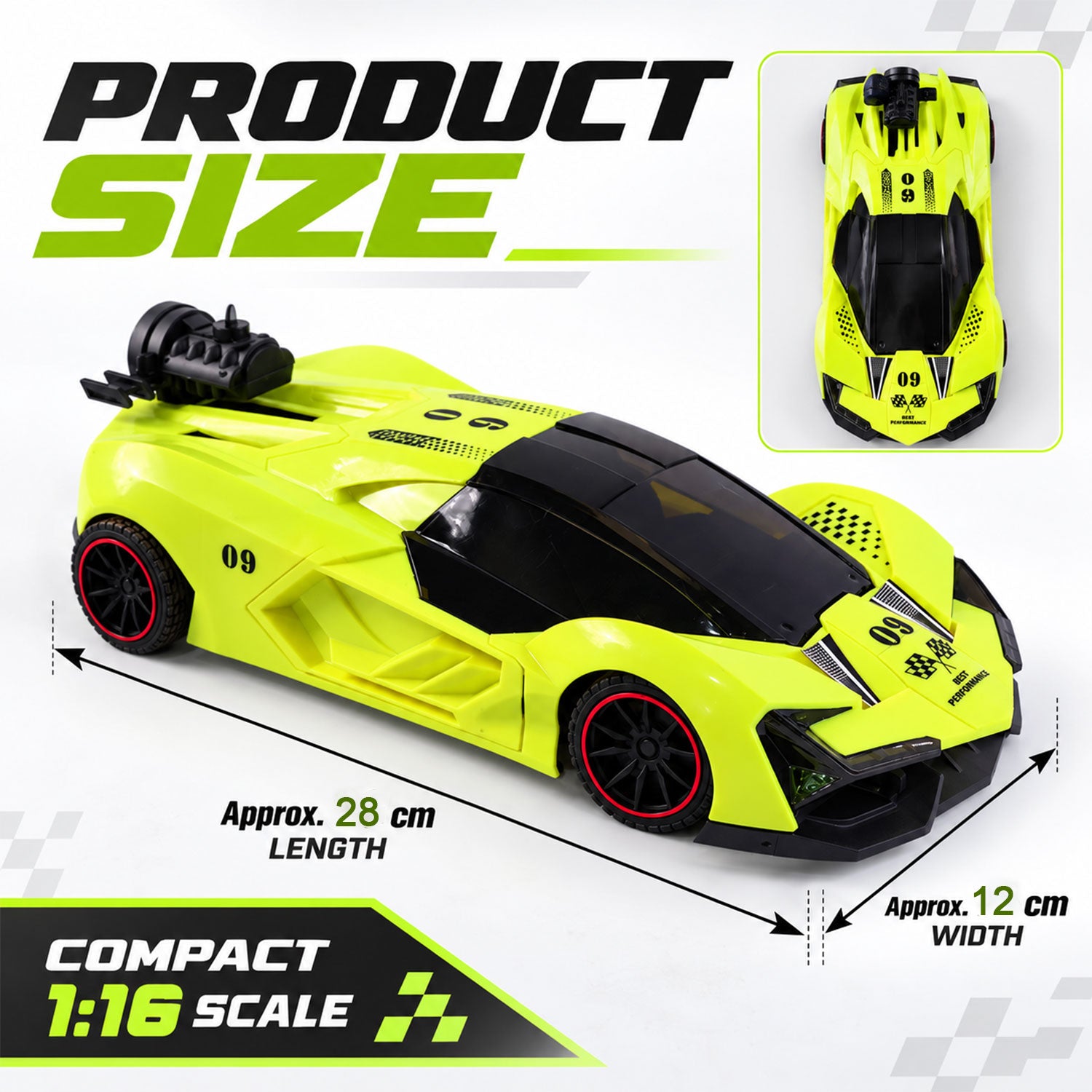 RC car remote detail