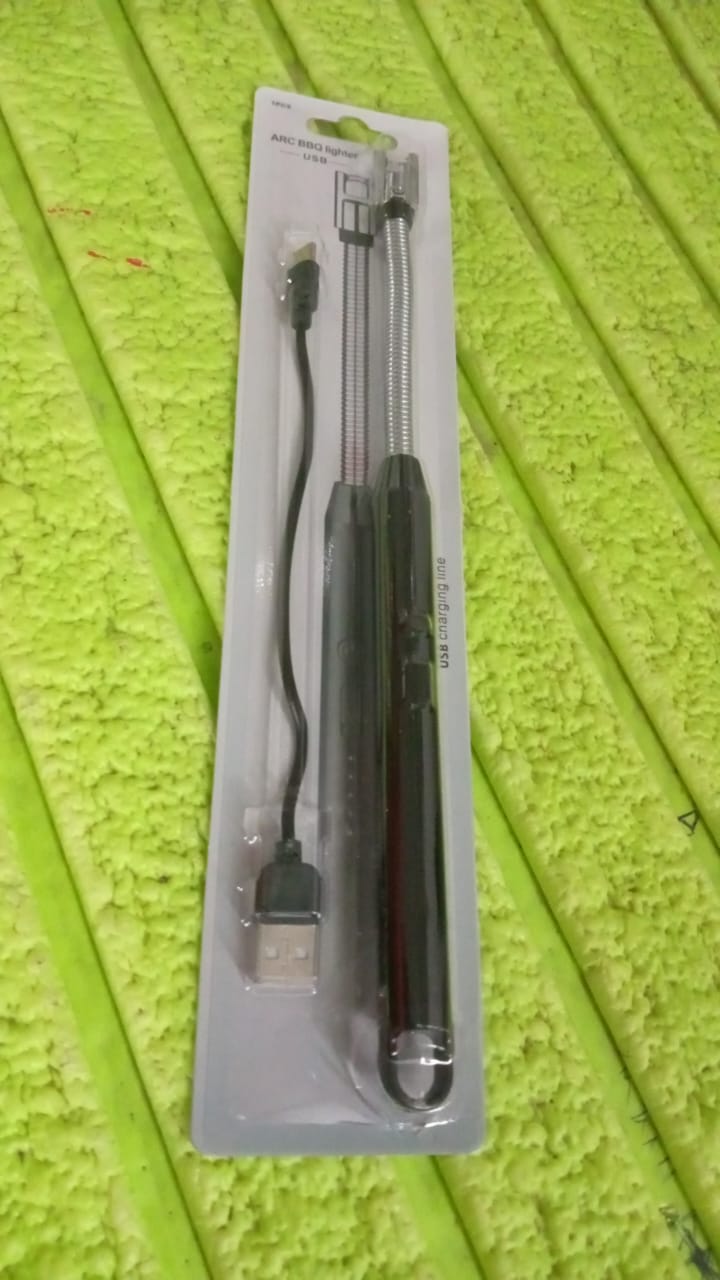 Long Flexible USB Rechargeable Electric Arc Lighter â€“ Windproof, Flameless Plasma