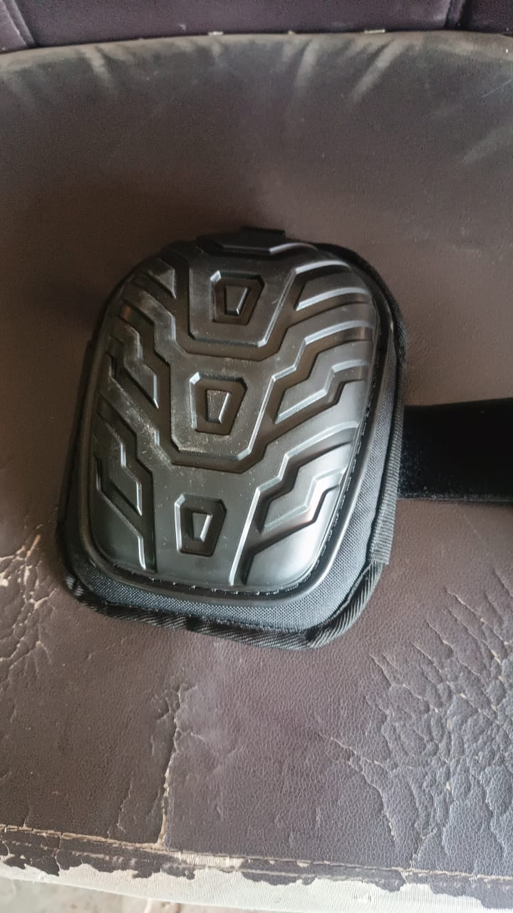 Heavy-Duty Knee Pad Displayed Upright