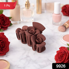 Elegant Rose-Shaped Hair Claw Clip for Women & Girls (1 Pc)