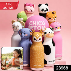 Insulated kids water bottle in mix design, 1 piece