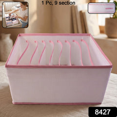 Clothes organizer storage compartments