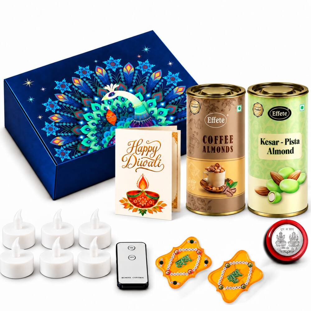 Kesar Pista Almond and Coffee Almond Diwali Hamper