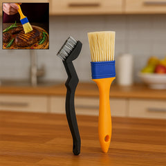 Multifunction Basting Brush â€“ Cooking & Baking Set (2 Pcs)