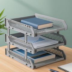 Multifunctional desktop file rack drawers 3 and 4 layer office organizer