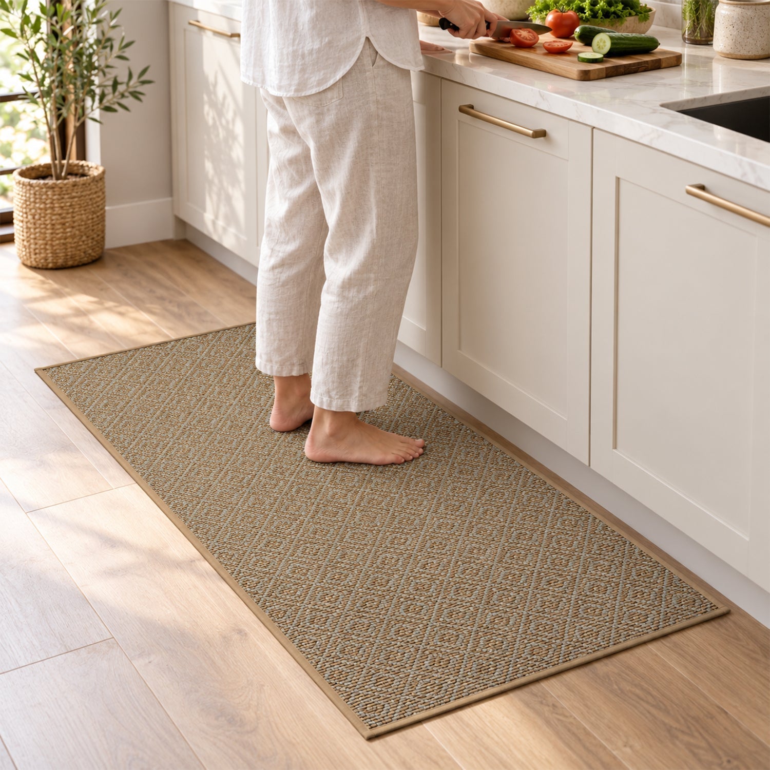 Diamond Pattern Runner Mat