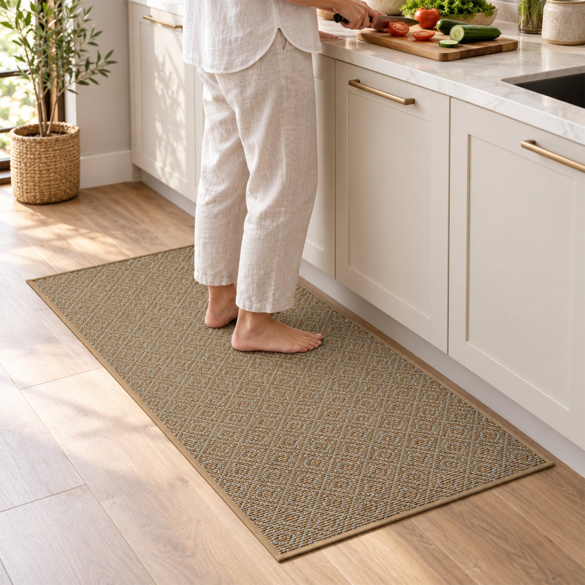Diamond Pattern Runner Mat