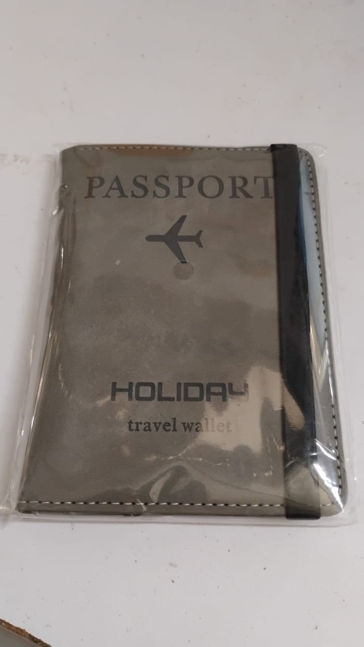Passport Holder Cover PU Leather Travel Wallet case (1 Pc / 15Ã—11 Cm)