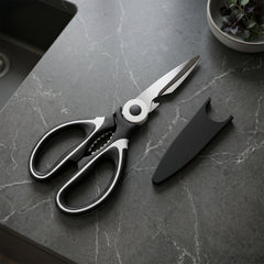 Kitchen scissors steel blades