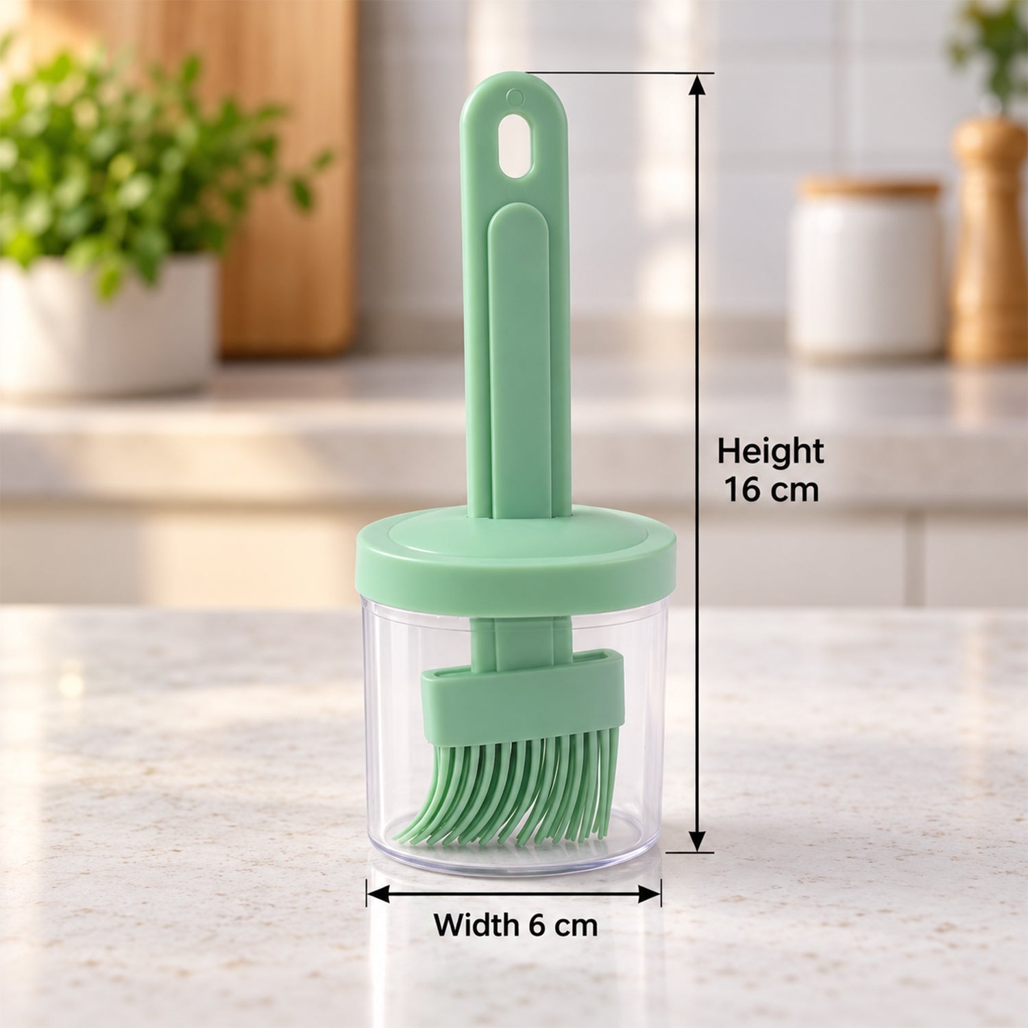 Compact Basting Brush Holder