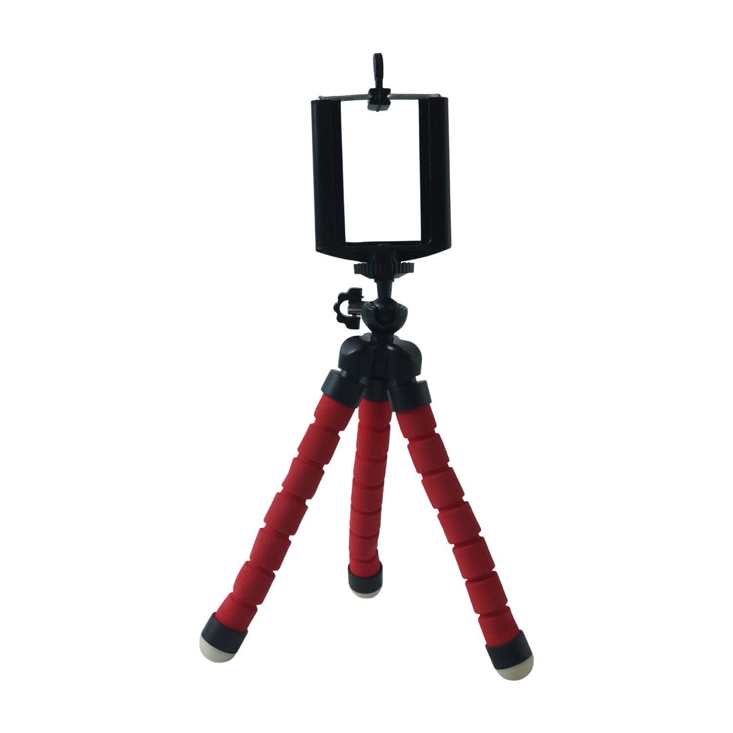 Mini tripod photographed on white background