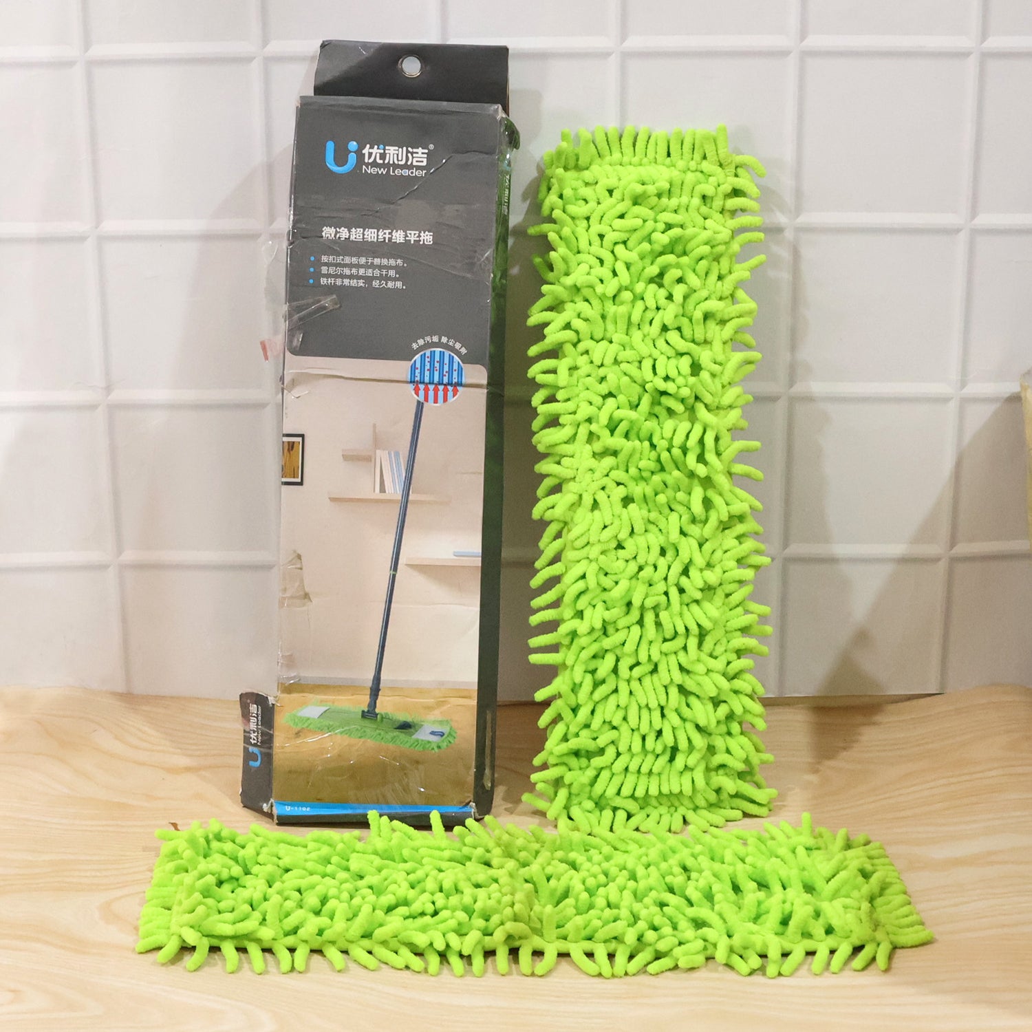 Microfiber Mop with Extendable Handle for Home & Office Cleaning