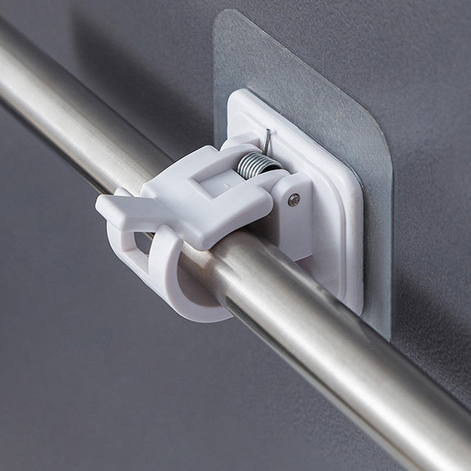 Multipurpose No-Drill Wall Mounted Adhesive Towel Rod Holder (1 Pc)