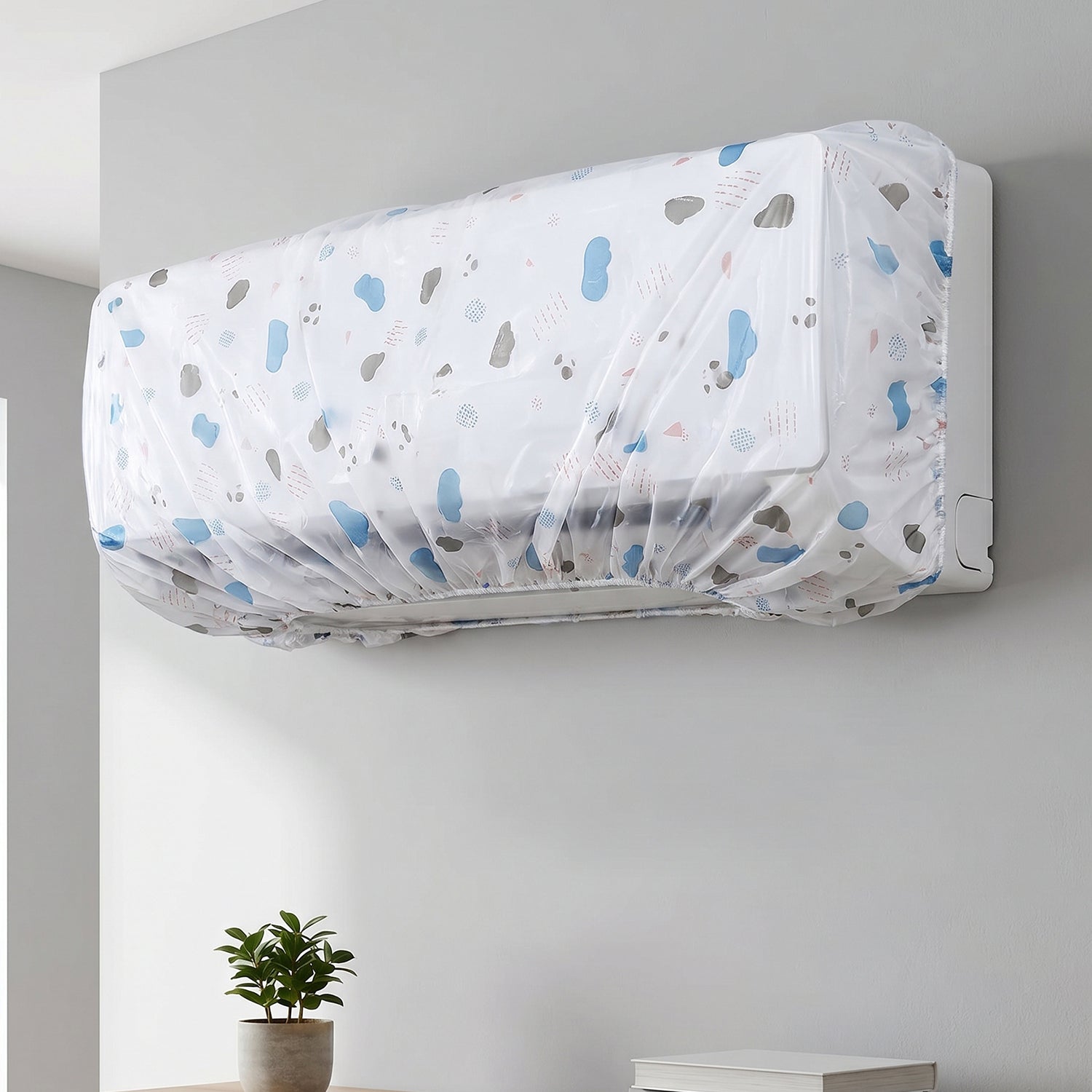 AC Dust Cover â€“ Waterproof Folding Split AC Protector | Velvet Wheels